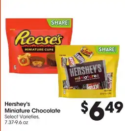 Food 4 Less Hershey's Miniature Chocolate offer