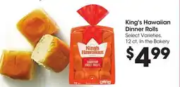 Food 4 Less King's Hawaiian Dinner Rolls offer