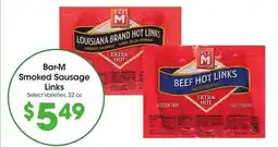 Food 4 Less Bar-M Smoked Sausage Links offer