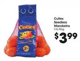 Food 4 Less Cuties Seedless Mandarins offer
