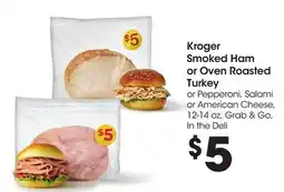 Food 4 Less Kroger Smoked Ham or Oven Roasted Turkey or Pepperoni, Salami or American Cheese offer