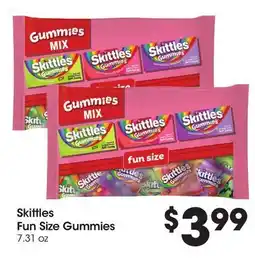 Food 4 Less Skittles Fun Size Gummies offer