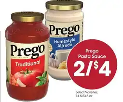 Food 4 Less Prego Pasta Sauce offer