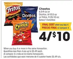 Food 4 Less Cheetos offer