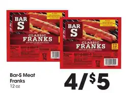 Food 4 Less Bar-S Meat Franks offer