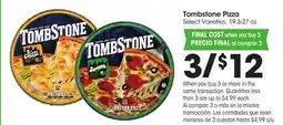Food 4 Less Tombstone Pizza offer