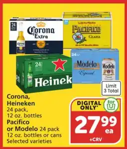 Albertsons Corona, Heineken, Pacifico or Modelo offer