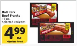 Albertsons Ball Park Beef Franks offer