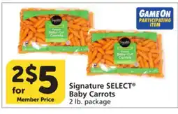 Albertsons Signature SELECT Baby Carrots offer