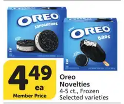 Albertsons Oreo Novelties offer
