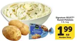 Albertsons Signature SELECT Russet Potatoes offer