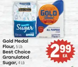 Tony’s Fresh Market Gold Medal Flour, 5 Lb Best Choice Granulated Sugar, 4 Lb offer