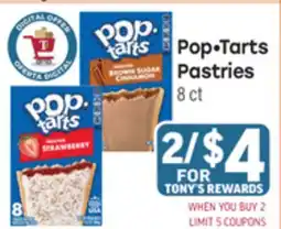 Tony’s Fresh Market Pop•Tarts Pastries offer