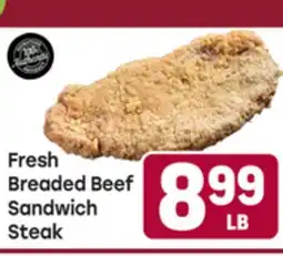 Tony’s Fresh Market Fresh Breaded Beef Sandwich Steak offer