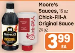 Tony’s Fresh Market Moore's Sauces, Chick-Fill-A Original Sauce offer