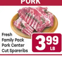 Tony’s Fresh Market Fresh Family Pack Pork Center Cut Spareribs offer