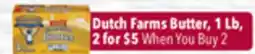 Tony’s Fresh Market Dutch Farms Butter offer