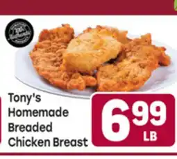 Tony’s Fresh Market Tony's Homemade Breaded Chicken Breast offer