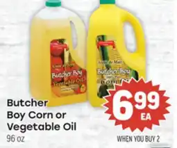 Tony’s Fresh Market Butcher Boy Corn or Vegetable Oil offer