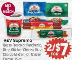 Tony’s Fresh Market V&V Supremo offer