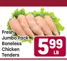 Tony’s Fresh Market Fresh Jumbo Pack Boneless Chicken Tenders offer