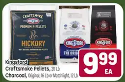 Tony’s Fresh Market Kingsford Craftsmoke Pellets, Charcoal offer