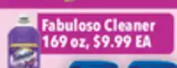 Tony’s Fresh Market Fabuloso Cleaner offer