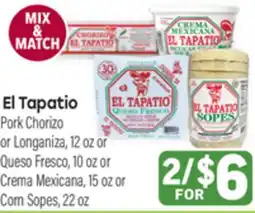 Tony’s Fresh Market El Tapatio offer