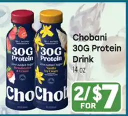 Tony’s Fresh Market Chobani 30G Protein Drink offer