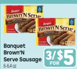 Tony’s Fresh Market Banquet Brown'N Serve Sausage offer