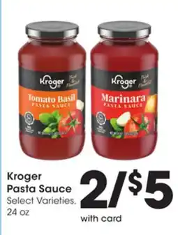 Mariano's Kroger Pasta Sauce offer
