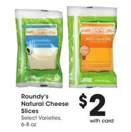 Mariano's Roundy's Natural Cheese Slices offer