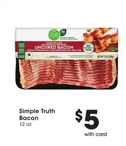 Mariano's Simple Truth Bacon offer