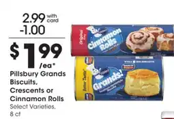 Mariano's Pillsbury Grands Biscuits, Crescents or Cinnamon Rolls offer