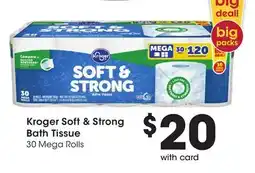 Mariano's Kroger Soft & Strong Bath Tissue offer