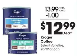 Mariano's Kroger Coffee offer