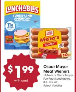 Mariano's Oscar Mayer Meat Wieners offer