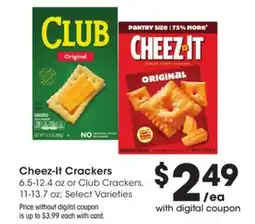 Mariano's Cheez-It Crackers offer