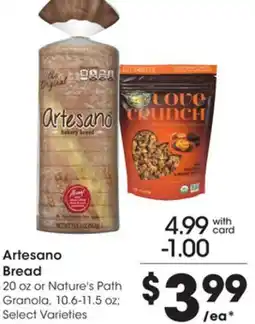 Mariano's Artesano Bread offer