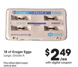 Mariano's 18 ct Kroger Eggs offer