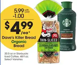 Mariano's Dave's Killer Bread Organic Bread offer