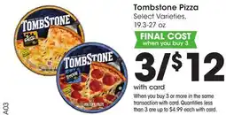 Mariano's Tombstone Pizza offer