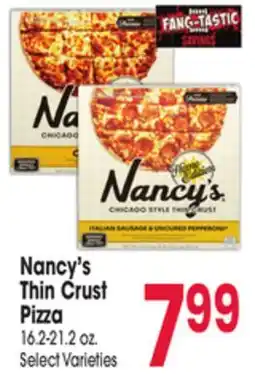 Jewel-Osco Nancy's Thin Crust Pizza offer