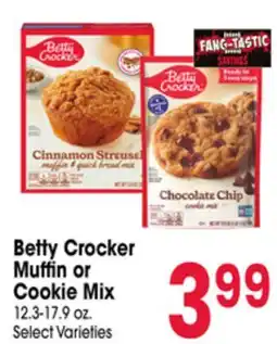 Jewel-Osco Betty Crocker Muffin or Cookie Mix offer