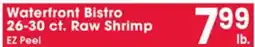 Jewel-Osco Waterfront Bistro 26-30 ct. Raw Shrimp offer