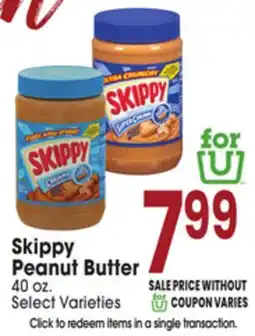 Jewel-Osco Skippy Peanut Butter offer