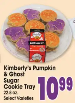 Jewel-Osco Kimberly's Pumpkin & Ghost Sugar Cookie Tray offer