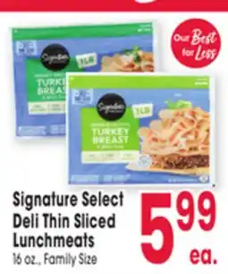 Jewel-Osco Signature Select Deli Thin Sliced Lunchmeats offer