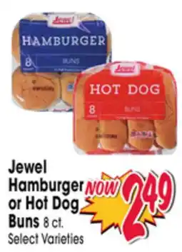 Jewel-Osco Jewel Hamburger or Hot Dog Buns offer