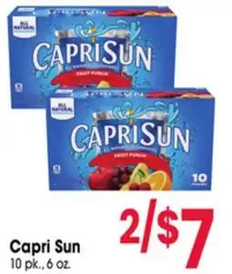 Jewel-Osco Capri Sun offer
